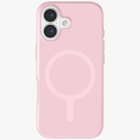 Etui UNIQ Clario do iPhone 17 Magclick   Charging różowy