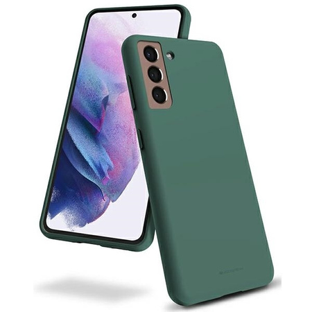 MERCURY SILICONE CASE IPHONE 15 PRO MAX (6.7), GREEN / ZIELONY