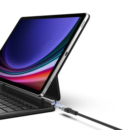 Dux Ducis Keyboard (MK Series) Hülle mit Bluetooth-Tastatur für Samsung Galaxy Tab S9+ / S8+ / S7+ – Schwarz