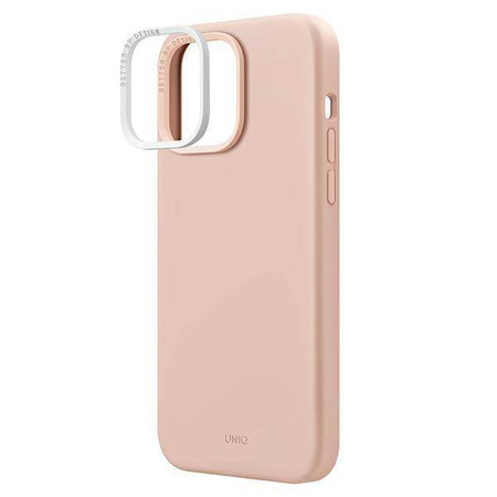 Uniq Hülle Lino iPhone 14 Pro 6.1" pink/pink blush