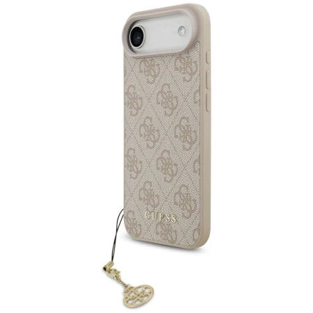 Etui Guess 4G Charms Collection MagSafe na iPhone Air - różowe