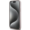 Oryginalne Etui GUESS Hardcase GUHMP15SG4GFRP do iPhone 15 (Kompatybilny z Magsafe / 4G Ring classic logo / różowy)