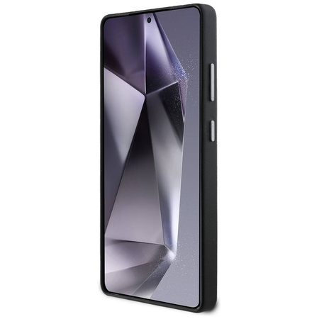 Original Handyhülle SAMSUNG GALAXY S25 ULTRA DKNY Leather Heart of NY schwarz