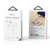 Yesido Słuchawki Douszne YH51 Lightning 120cm, WHITE / BIAŁY