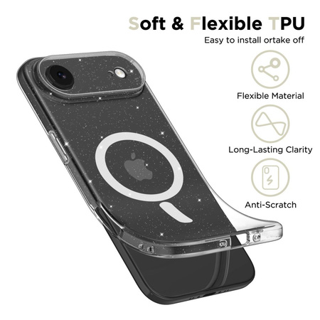 TECH-PROTECT FLEXAIR MAGSAFE IPHONE 17 AIR GLITTER
