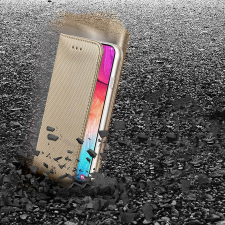 Etui SAMSUNG GALAXY A32 4G portfel z klapką Flip Magnet złote