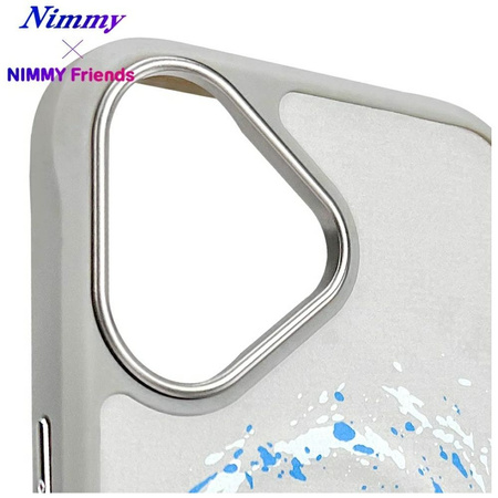 Etui Nimmy Pantera MagSafe do iPhone 16   jasnoszary