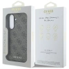 Guess 4G Metal Gold Logo Case für Samsung Galaxy A36 - Braun