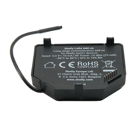 Relay EU868 for gen.3/4 Shelly LoRa Add-on