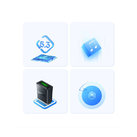 Baseus BA07 Bluetooth-USB-Adapter – Schwarz
