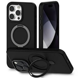 Mercury MagSafe Stand Silicone iPhone 15Pro Max 6,7" czarny/black