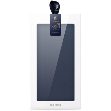 Etui do iPhone 15 Plus pokrowiec z klapką i portfelem Dux Ducis Skin Pro - niebieskie