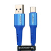 SOMOSTEL KABEL USB MICRO USB 3.6A NIEBIESKI QC 3.0 1M  SMS-BW06