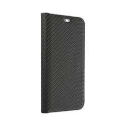 Kabura LUNA Book Carbon do IPHONE 16 Plus czarny