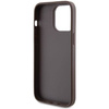 Etui Guess 4G Metal Gold Logo na iPhone 15 Pro Max - brązowe