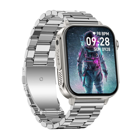 Smartwatch Colmi P80 (stalowo-srebrny)