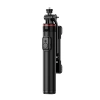Selfie stick WC12YDS 1.3m aluminum alloy telescopic tripod with dual lamp and phone holder - black