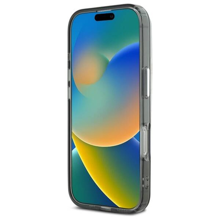 Karl Lagerfeld nakładka do iPhone 16 Pro 6,3" KLHMP16LHMCKMHK czarna Hardcase IML Monogram Karl&Choupette Head MagSafe