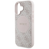 Original Case IPHONE 16 Guess 4G Circle Classic Logo MagSafe pink