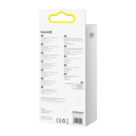 Baseus Kabel für iPhone USB Typ C - Lightning 2m, Power Delivery 20W grau (CALD000116)