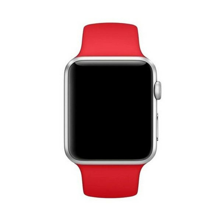 Mercury pasek Silicon Apple Watch 42/44/45 mm czerwony/red