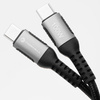 Kabel USB C do USB C Forcell F-Energy QC4.0 PD 5A 100W Cafule 0,25 m C260 czarny