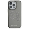 Original Case IPHONE 16 PRO MAX Karl Lagerfeld Hardcase IML Rhinestones Karl Head (KLHCP16XHKHDCELK) black