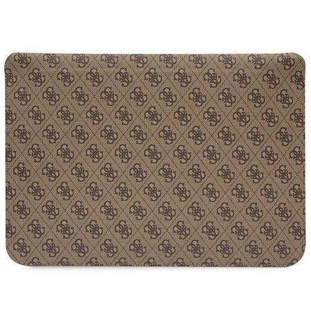 Guess Hülle GUCS14P4RPSW 14" braun/braun 4G bedruckte Streifen