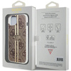 Oryginalne Etui GUESS Hardcase GUHCP15MH4PSEGW do iPhone 15 Plus (4G Gold  Stripe / brązowy)