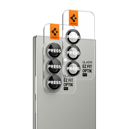 OSŁONA APARATU SPIGEN OPTIK PRO HD GLAS.TR ”EZ FIT” CAMERA PROTECTOR 2-PACK GALAXY Z FOLD 7 BLACK