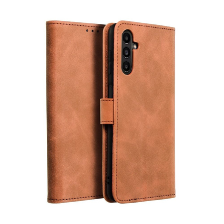 Kabura TENDER Book do SAMSUNG A13 5G / A04S brązowy