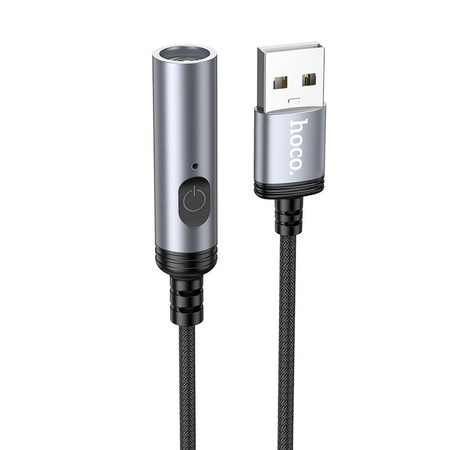HOCO adapter zapalniczki na złącze USB A UA30 0,3 m czarny