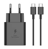 JELLICO Netz-Ladegerät EU45 GaN PD 45W 1xUSB-C + kabel USB-C - USB-C schwarz