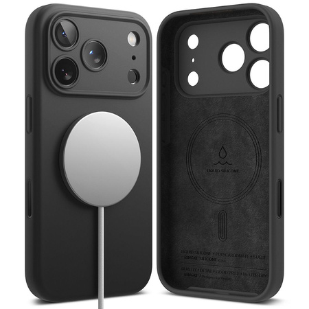RINGKE SILICONE MAGNETIC MAGSAFE IPHONE 17 PRO BLACK