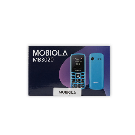 TELEFON GSM MOBIOLA DLA SENIORA MB3020 2G NIEBIESKI