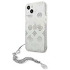 Guess GUHCP13SKSPESI iPhone 13 mini 5,4" srebrny/silver hardcase Peony Chain Collection