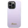Guess Silicone Vintage - Etui iPhone 14 Pro (fioletowy)