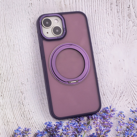 Nakładka Mag Ring Rotating do iPhone 13 6,1&quot; fioletowy