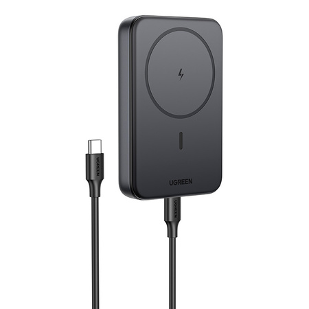 Ugreen PB763 Magnetic 10000mAh Power Bank, Qi2, USB-C, 20W (Black)