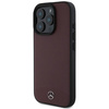 Mercedes nakładka do iPhone 16 Pro Max 6,9" MEHMP16X23RBARR Hardcase Textured And Plain Leather MagSafe czerwona