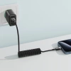 Acefast C14-03 USB-C - USB-C Spring Cable 480Mb/s 3A 1.2m - Black