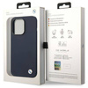 Original Case IPHONE 14 PRO MAX BMW Silicone Metal Logo MagSafe (BMHMP14XSILNA) navy blue