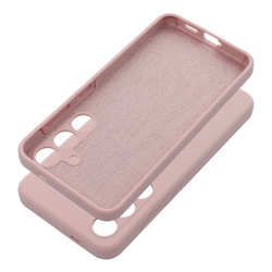 Futerał SILICONE 2mm do SAMSUNG S25 FE pudrowy róż
