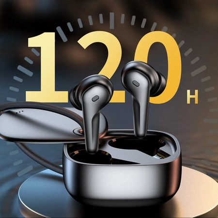 Słuchawki Choetech BH-T17 bezprzewodowe TWS ANC ENC IPX6 - czarne