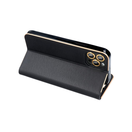Kabura LUNA Book Gold do IPHONE 15 Pro czarny
