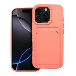 Futerał CARD CASE do IPHONE 16 Pro różowy