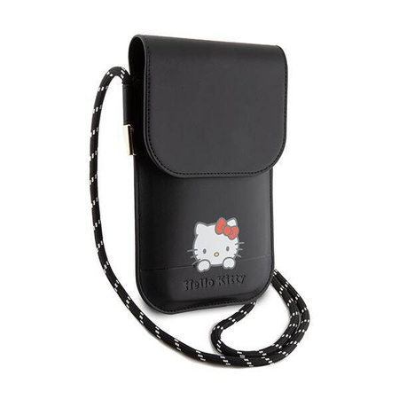 Hello Kitty Leather Daydreaming Cord bag - black