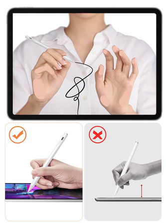 Joyroom JR-X9 active stylus stylus for smartphone / tablet white (JR-X9)