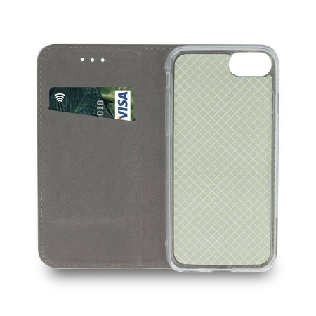 Etui Smart Magnetic do iPhone 16 6,1" ciemnozielone