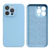 Etui Silicone Case na iPhone 16e - niebieskie